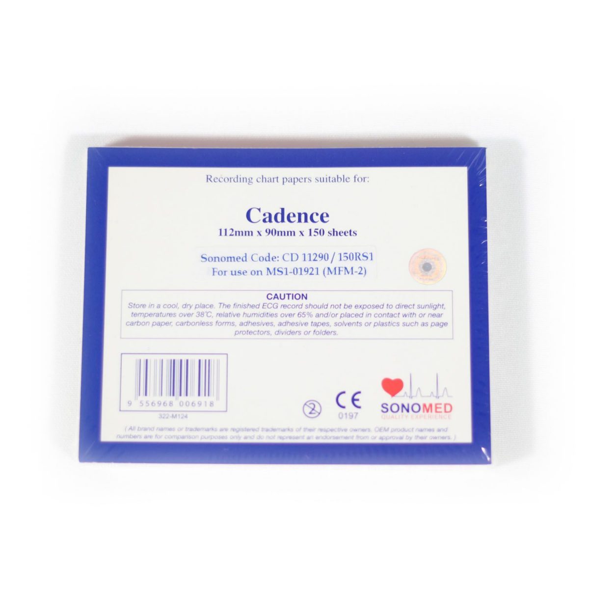 PAPEL PARA CADENCE 112MMX90MMX150S CD11290/150RS1