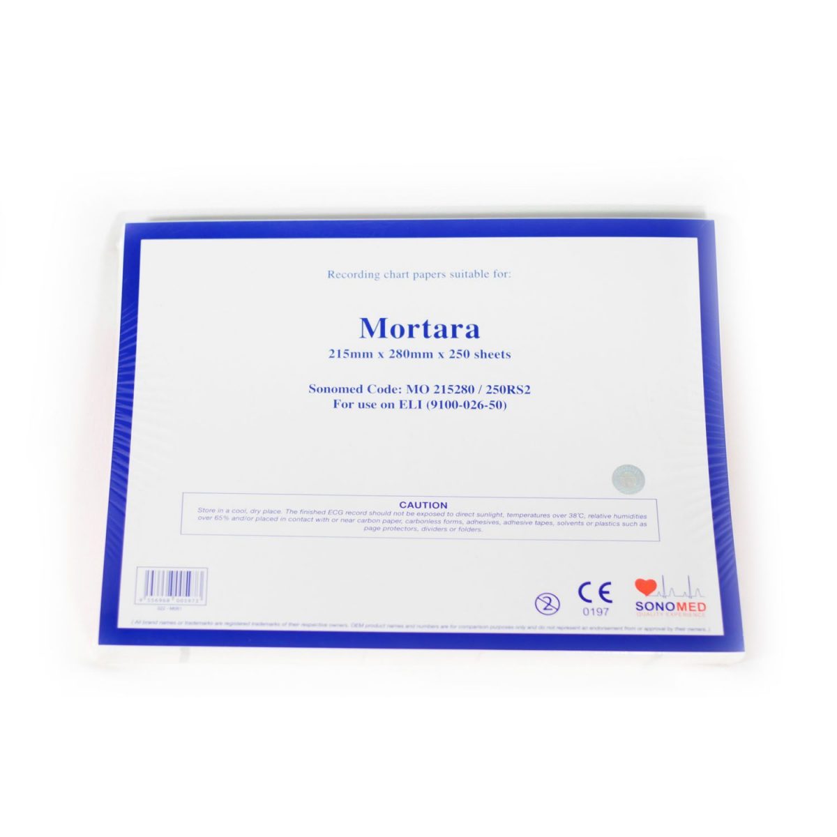 PAPEL PARA ECG 215MMX280MMX250SH MO215280/250RS2