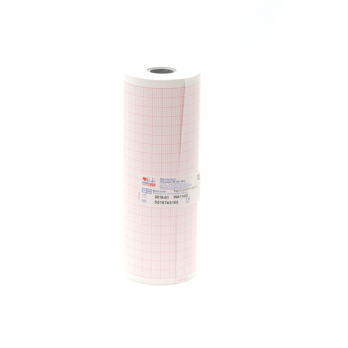 PAPEL PARA ECG CP50 114MMX20MX12MM WA11420/13R3