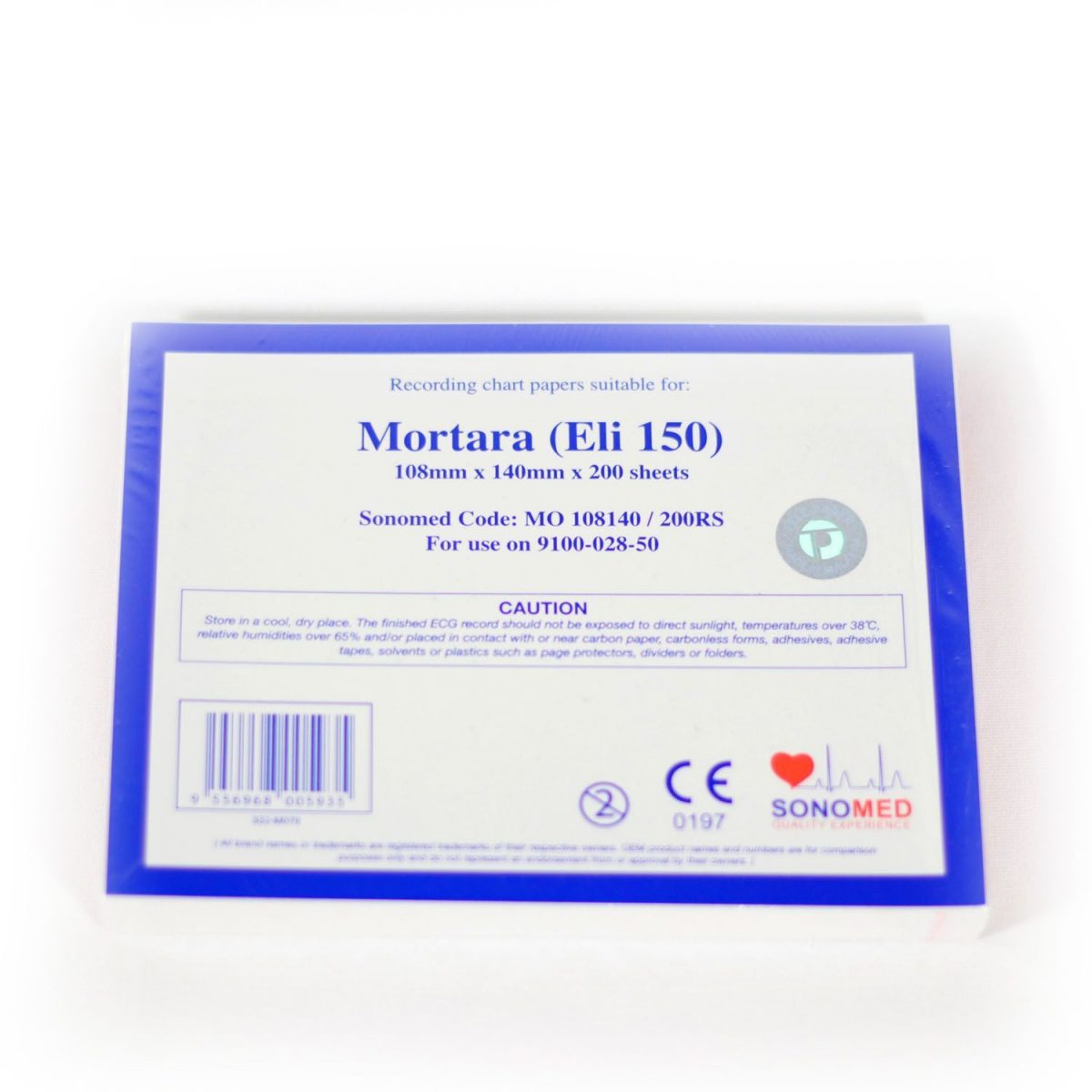 PAPEL PARA ECG ELI150 108MMX140MMX200SH MO108140/200RS